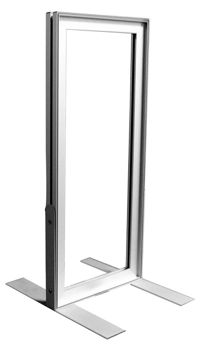 An image of a window frame on a white background.